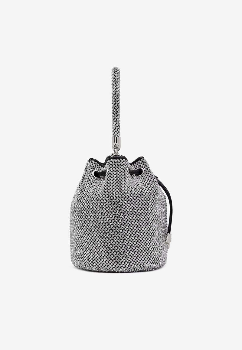 The Mini All-Over Rhinestone Bucket Bag