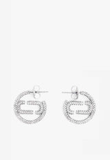 Small J Marc Crystal-Embellished Earrings