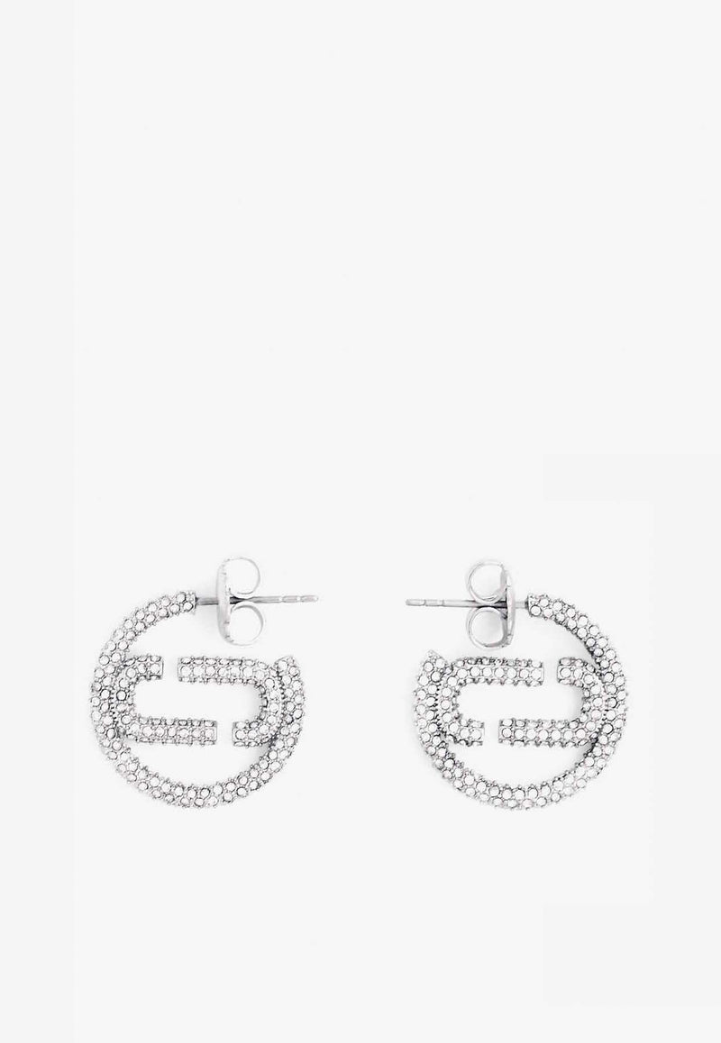 Small J Marc Crystal-Embellished Earrings