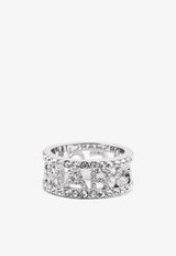 Monogram Crystal-Embellished Ring