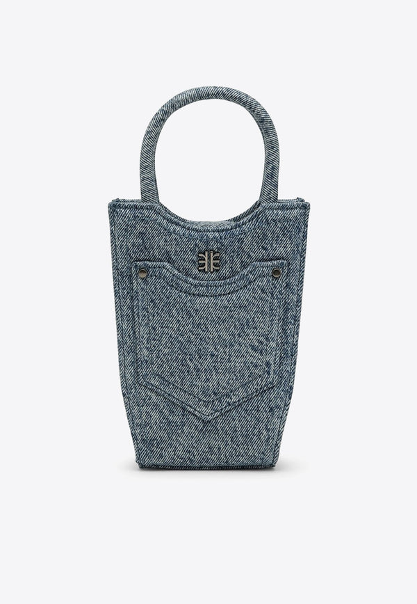 Fei Denim Crossbody Bag