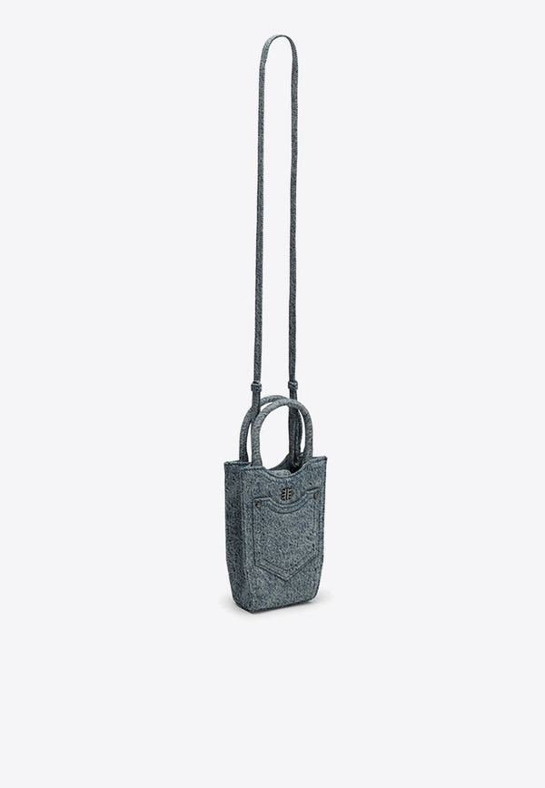 Fei Denim Crossbody Bag