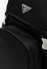 Triangle Logo Nylon Backpack