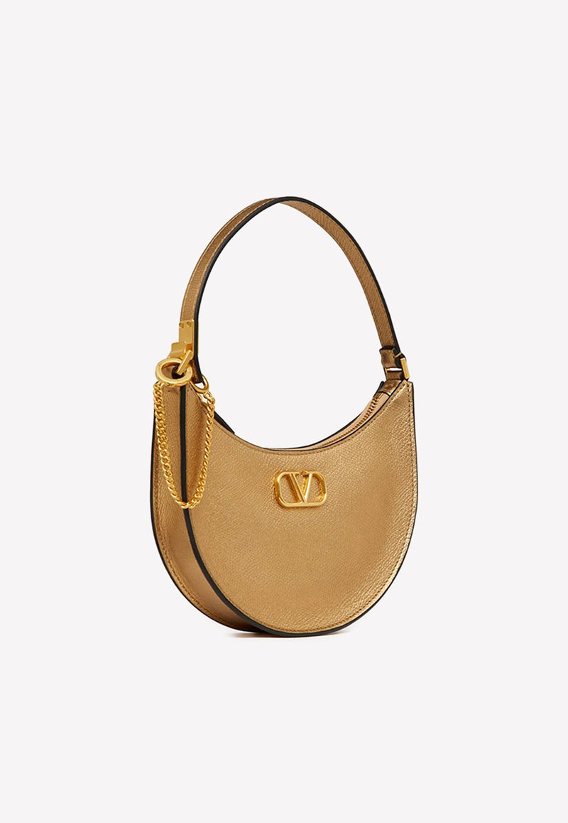 Mini Vlogo Leather Shoulder Bag