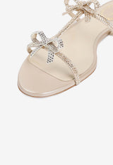 Caterina Crystal-Embellished Flat Sandals