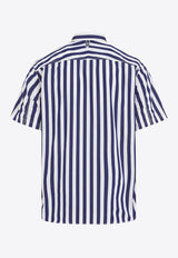 X Carhartt Striped Short-Sleeved Shirt