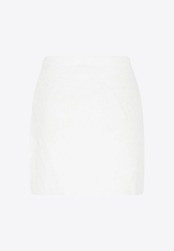 Bead-Embellished Mini Skirt