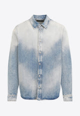 Long-Sleeved Denim Shirt