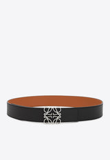 Reversible Anagram Leather Belt