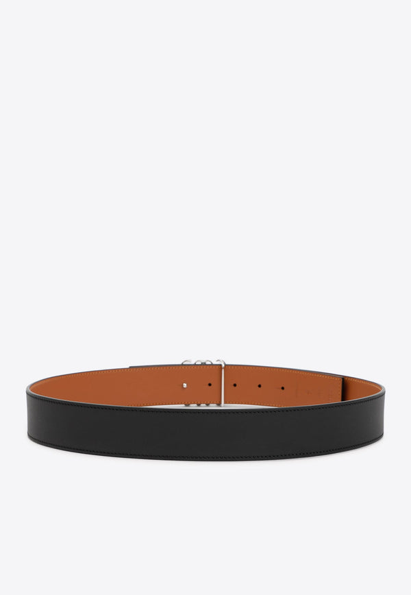 Reversible Anagram Leather Belt