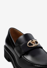 VLogo Locker Leather Loafers