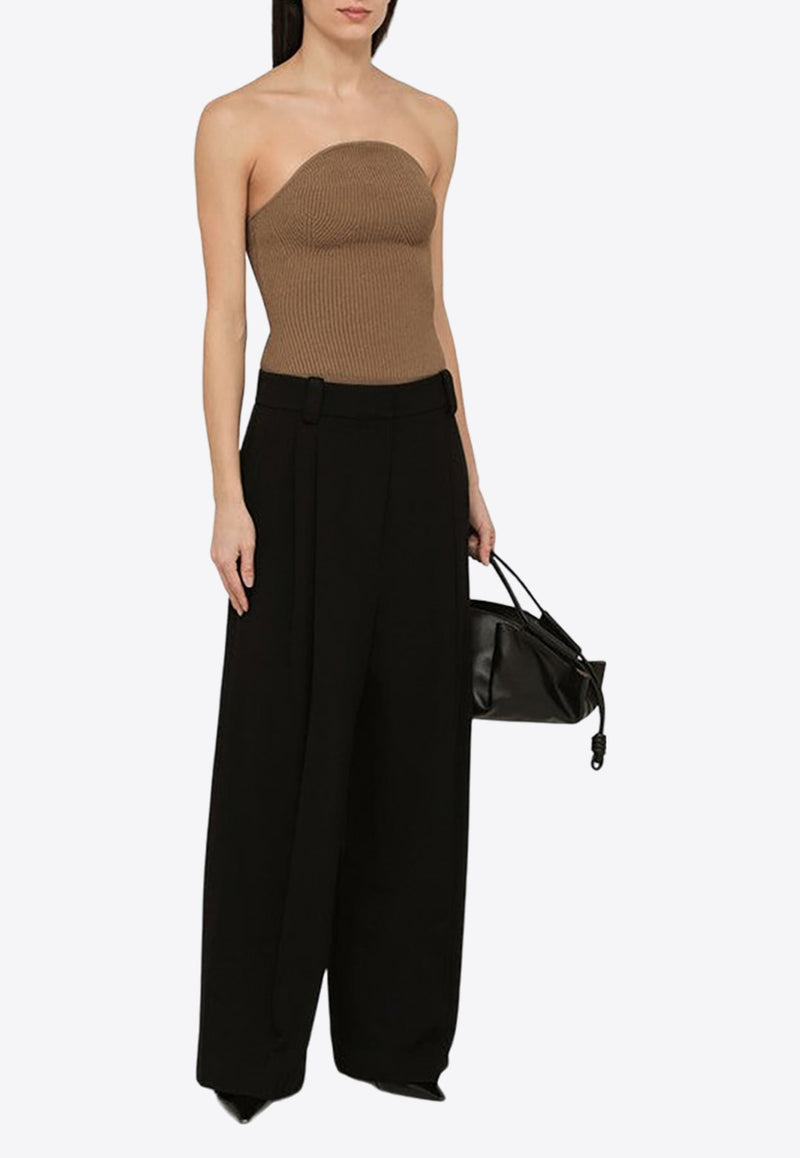 Wool-Blend Palazzo Pants