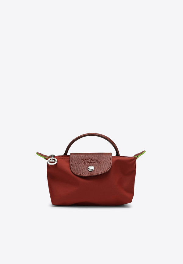 Le Pliage Green Pouch Top Handle Bag