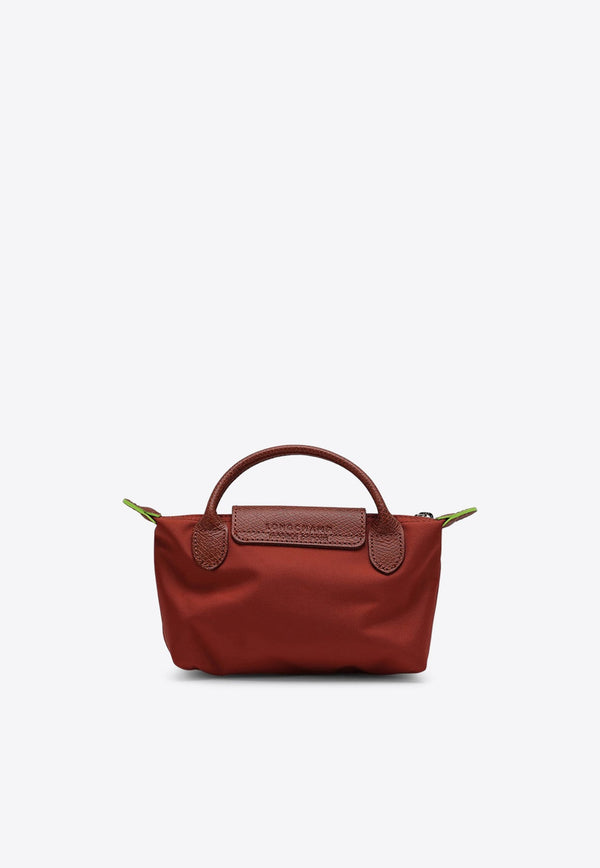 Le Pliage Green Pouch Top Handle Bag