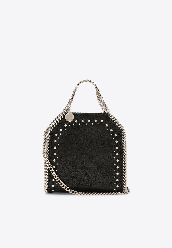 Tiny Falabella Studded Logo-Charm Tote Bag