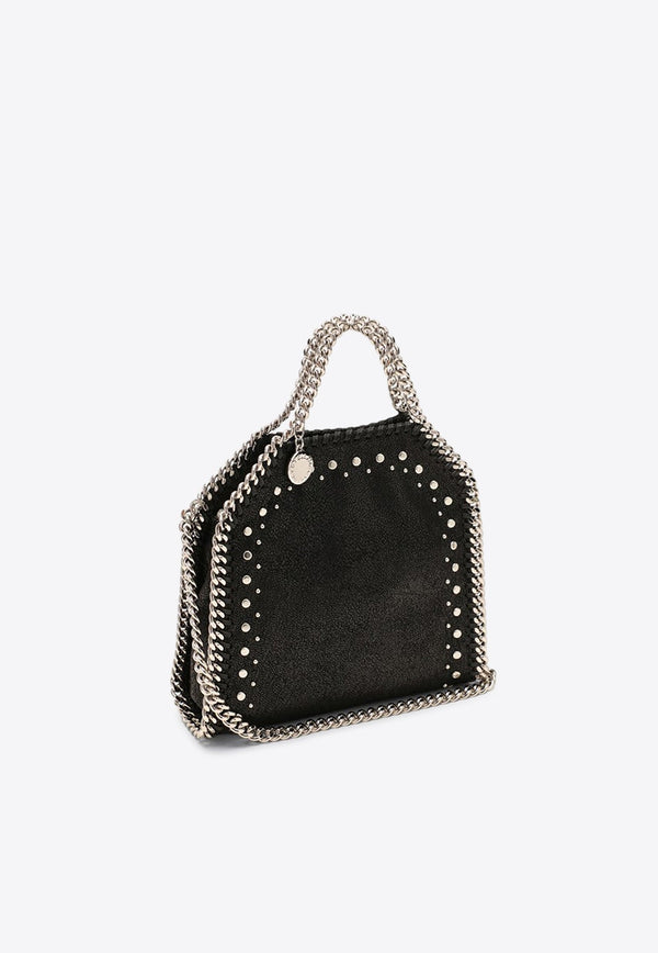 Tiny Falabella Studded Logo-Charm Tote Bag