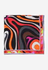 Marmo Print Silk Scarf