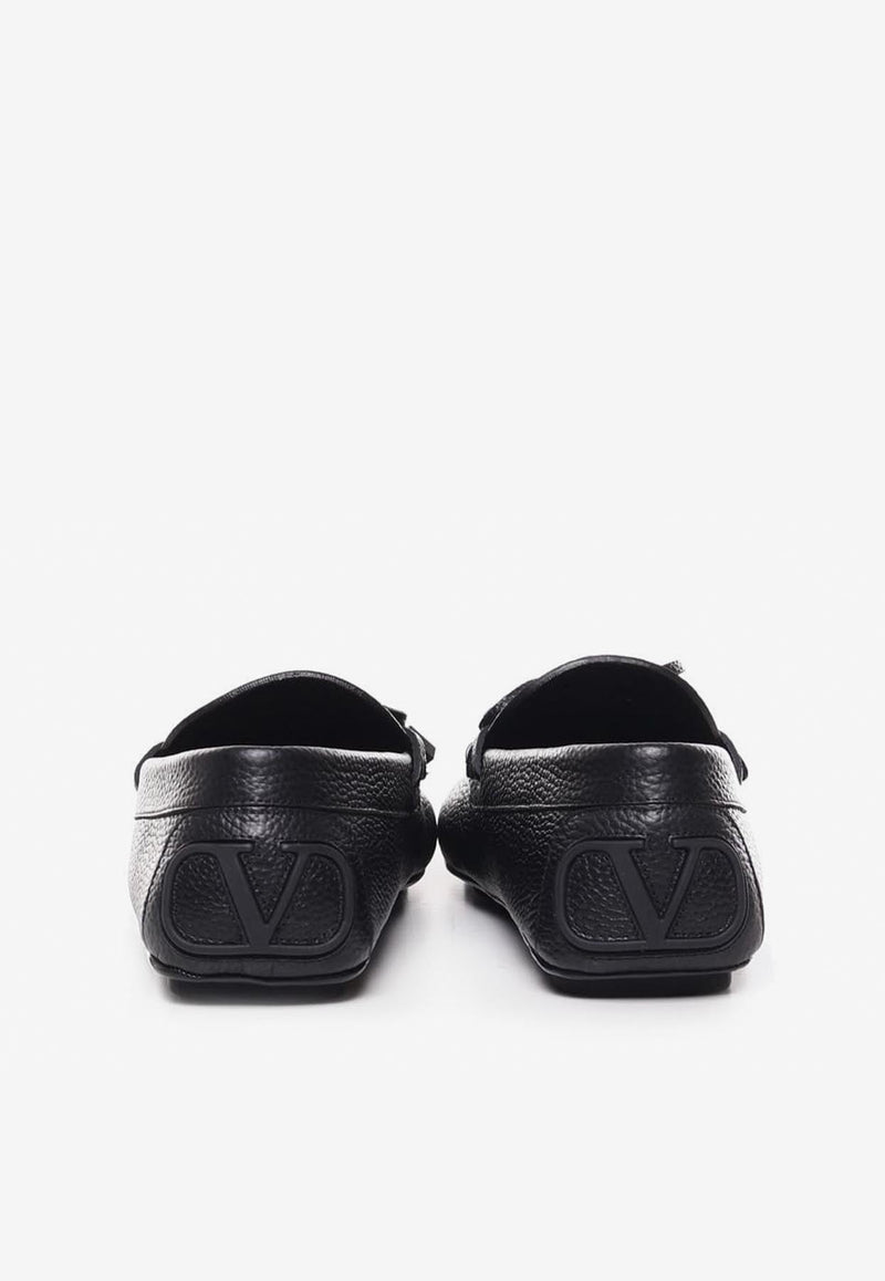 VLogo Leather Loafer