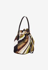 Yummy Iride Print Bucket Bag