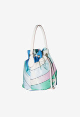 Yummy Iride Print Bucket Bag