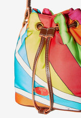 Yummy Iride Print Bucket Bag