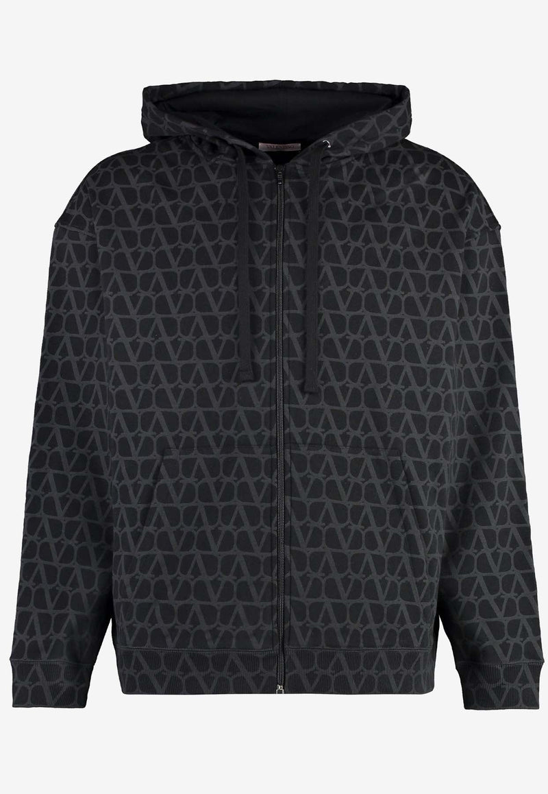 Toile Iconographe Print Zip-Up Hoodie