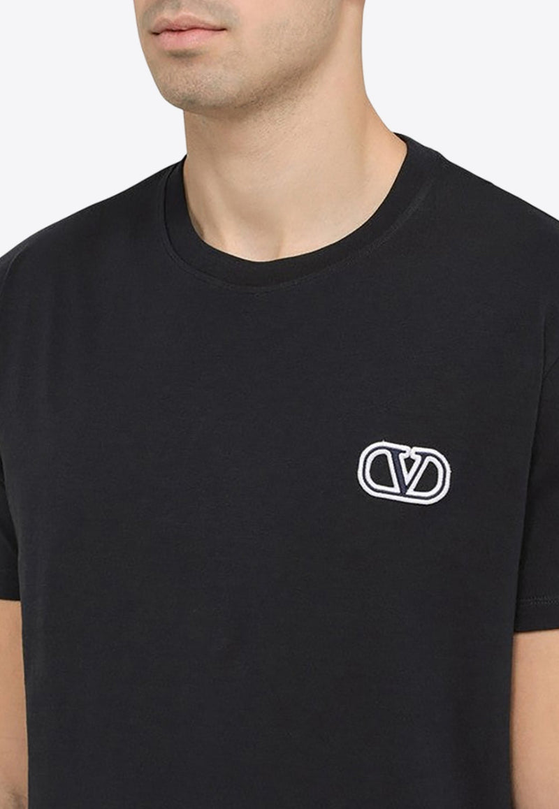 Embroidered VLogo Crewneck T-shirt