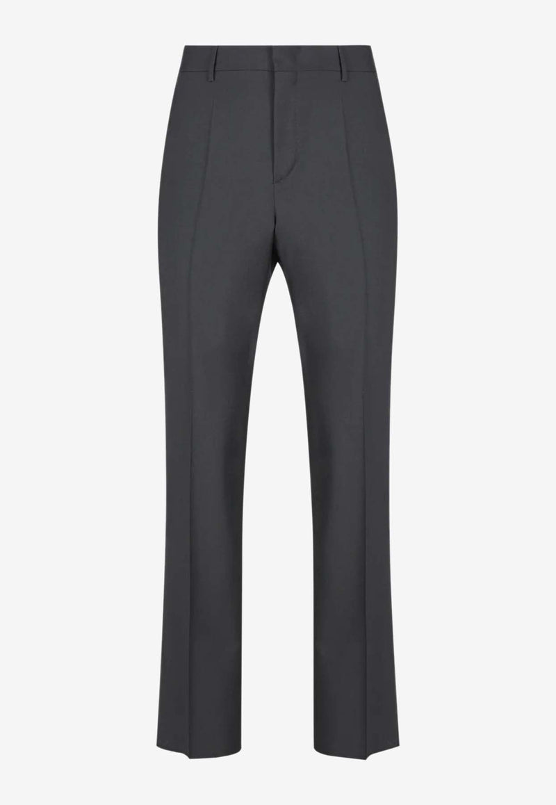 High-Waist Tailored Pants