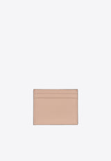 VLogo Grained Leather Cardholder