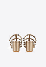 60 Rockstud Leather Mules