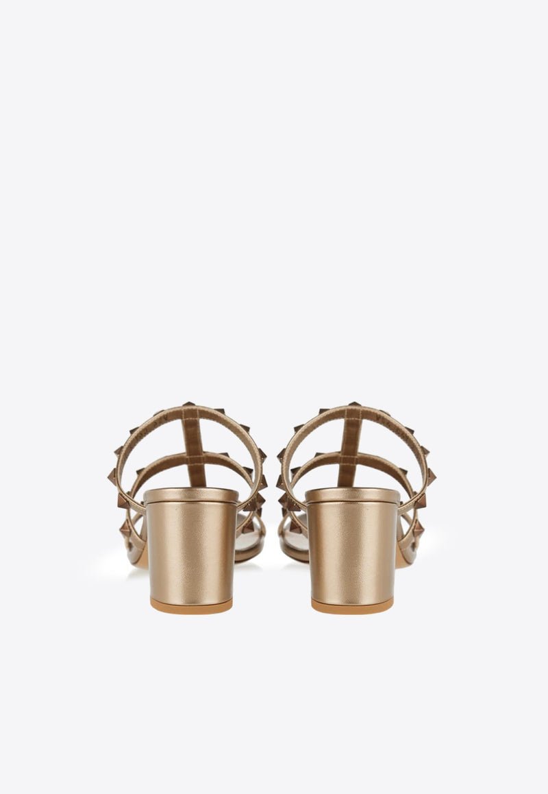 60 Rockstud Leather Mules