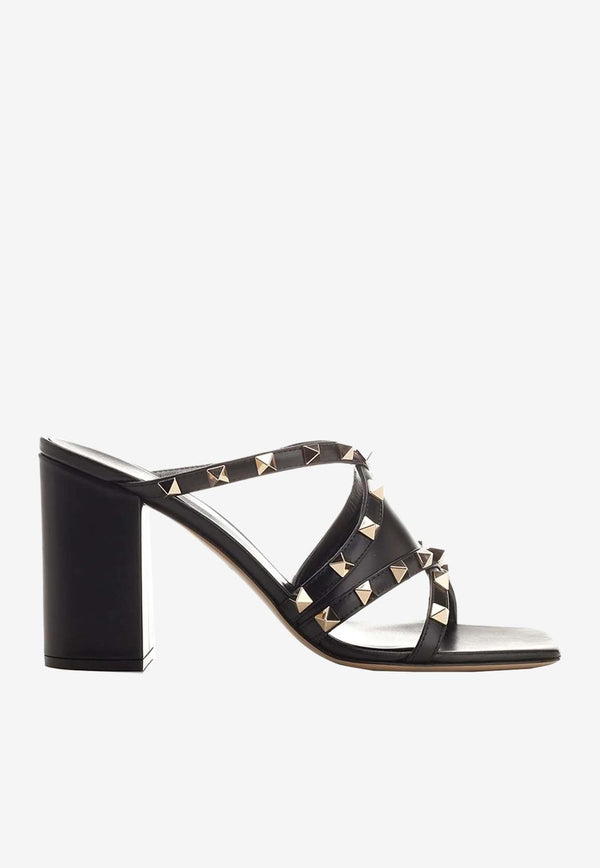 Rockstud 90 Strappy Leather Sandals