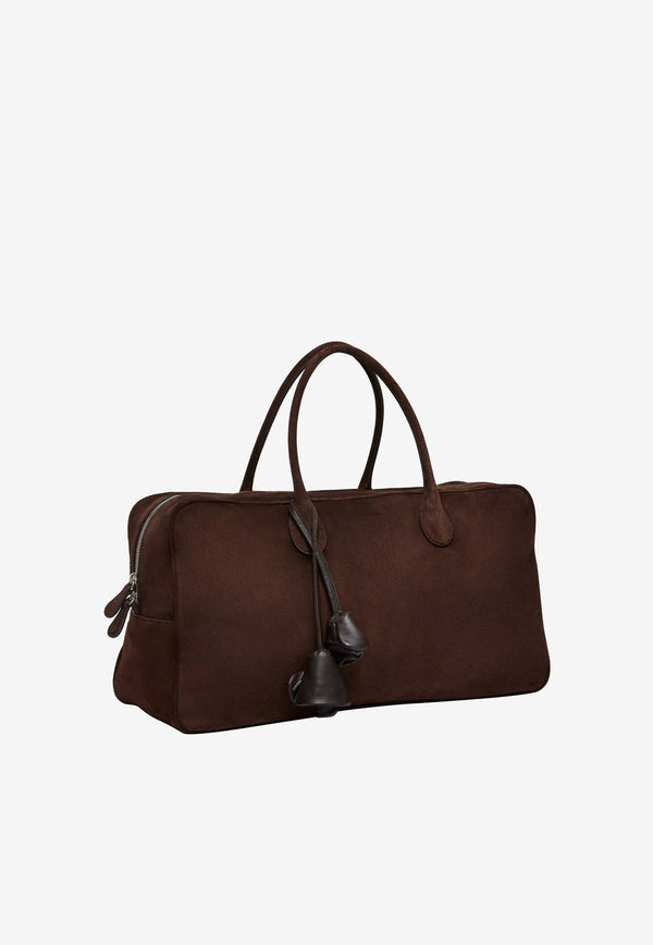 Large Brigitte Suede Duffle Bag