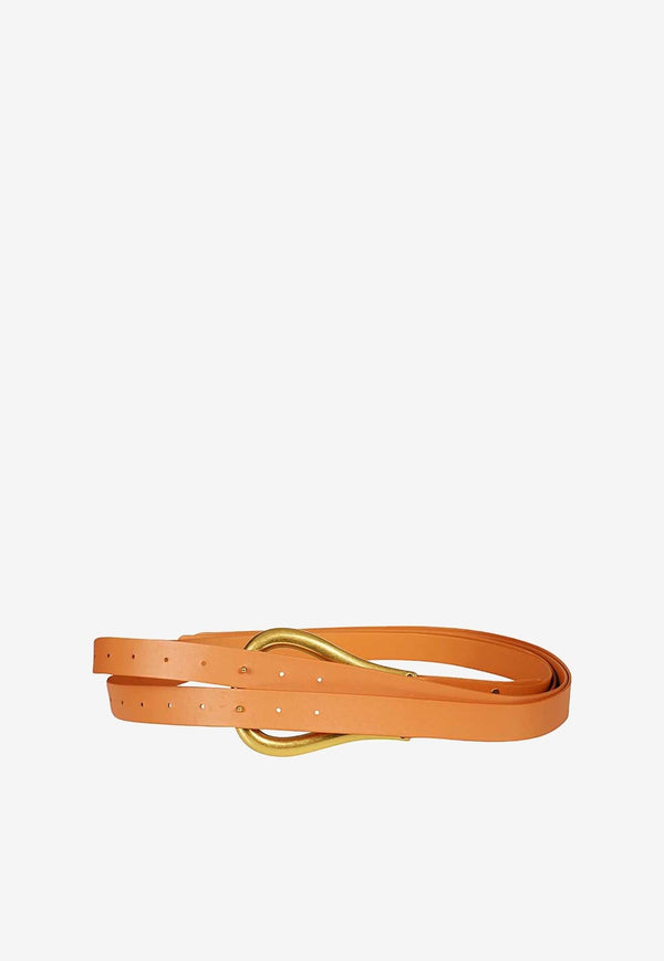 Horseshoe Leather Belt