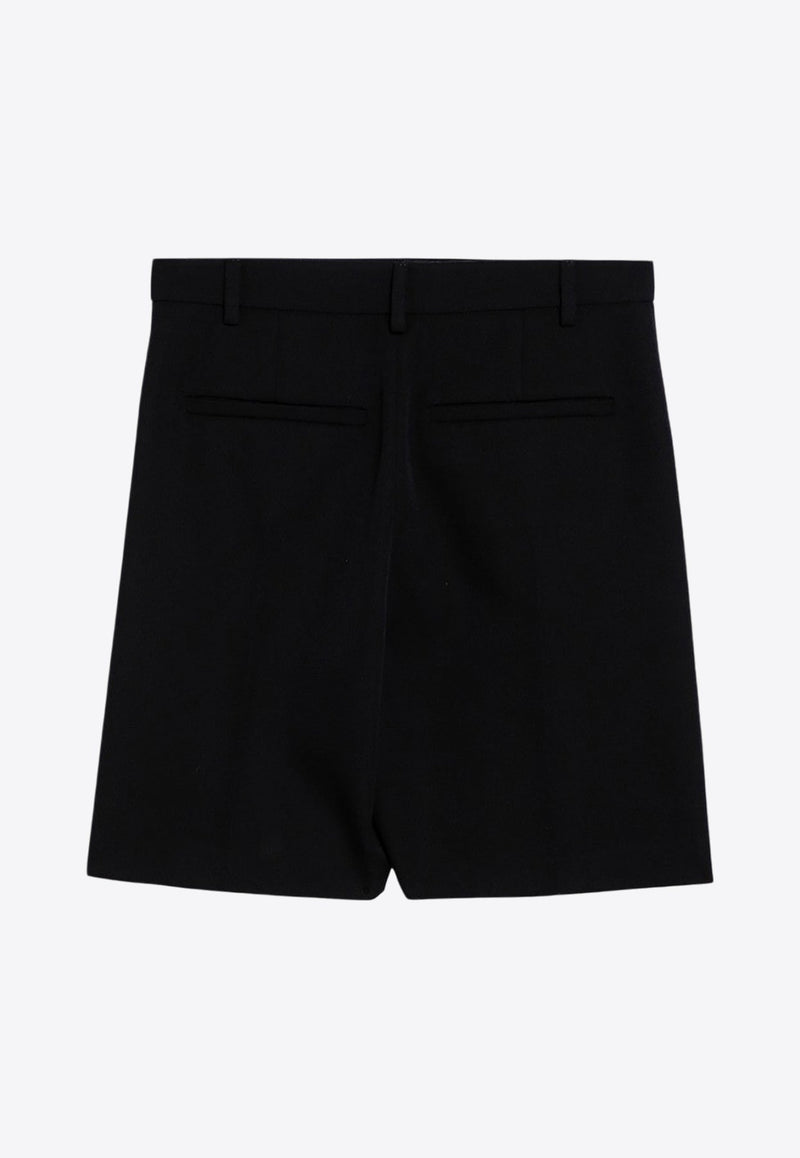 Grisaille Wool Bermuda Shorts