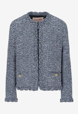 Textured Tweed Jacket