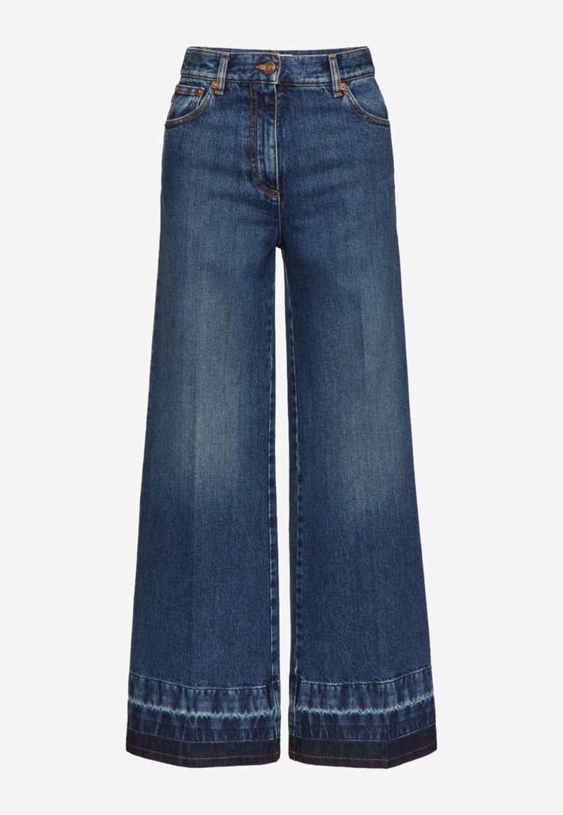 High-Rise Wide-Leg Jeans