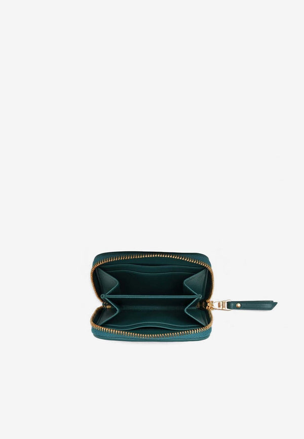 Matelassé Nappa Leather Zip-Around Wallet