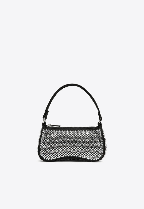 Eva Crystal-Embellished Top Handle Bag