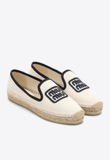 Logo Embroidered Espadrilles