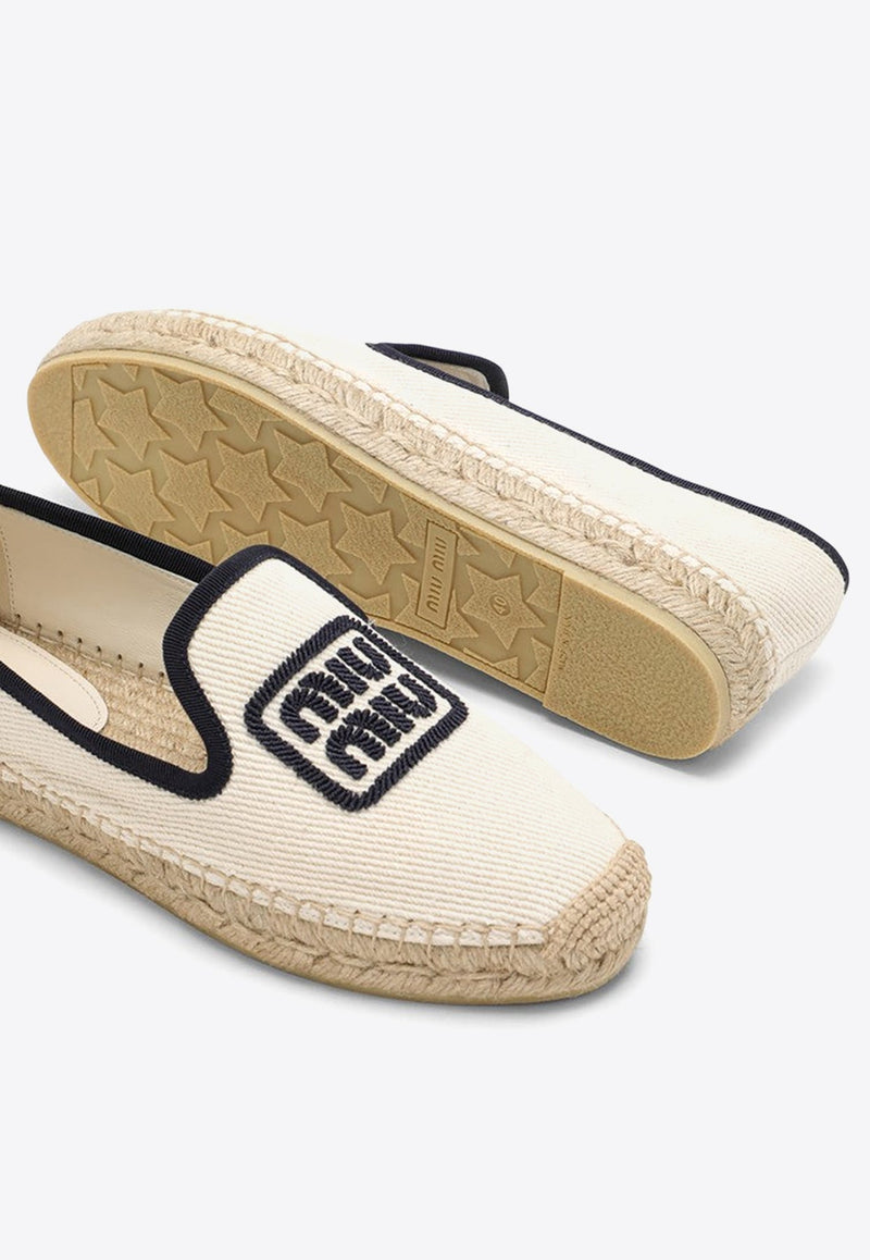 Logo Embroidered Espadrilles