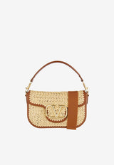 Alltime Woven Raffia Top Handle Bag