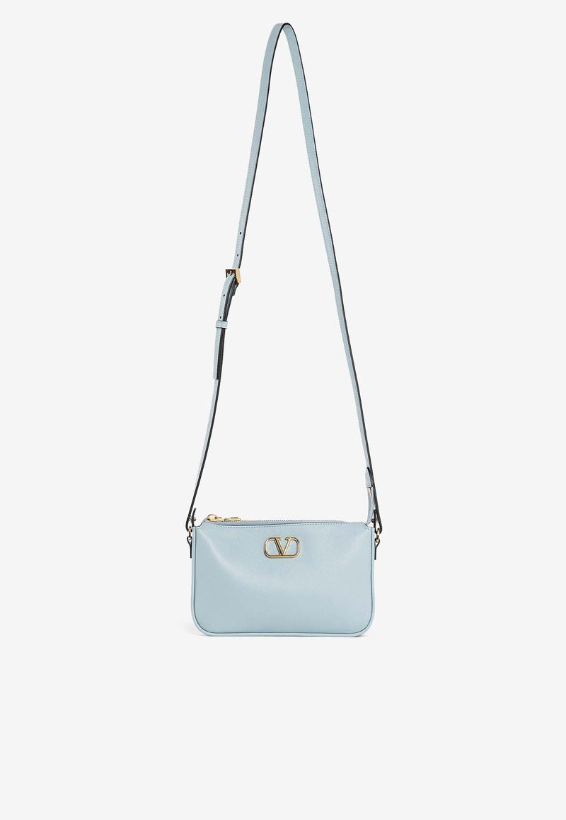 Mini VLogo Signature Crossbody Bag in Calf Leather