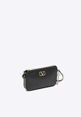 Mini VLogo Signature Crossbody Bag in Calf Leather