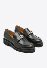 VLogo Locker Leather Loafers