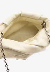Rose Nappa Leather Clutch Bag
