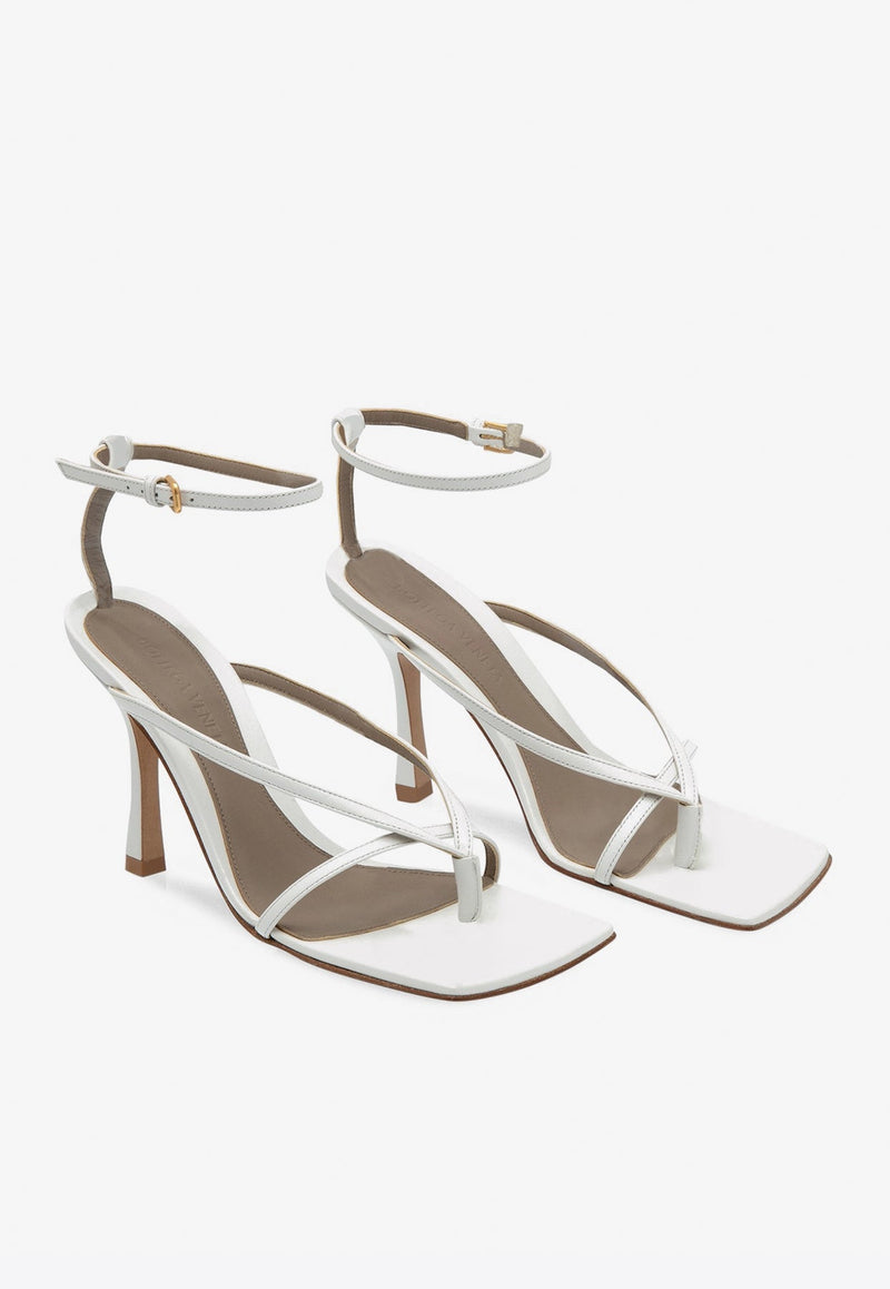 Stretch 90 Square-Toe Strappy Sandals