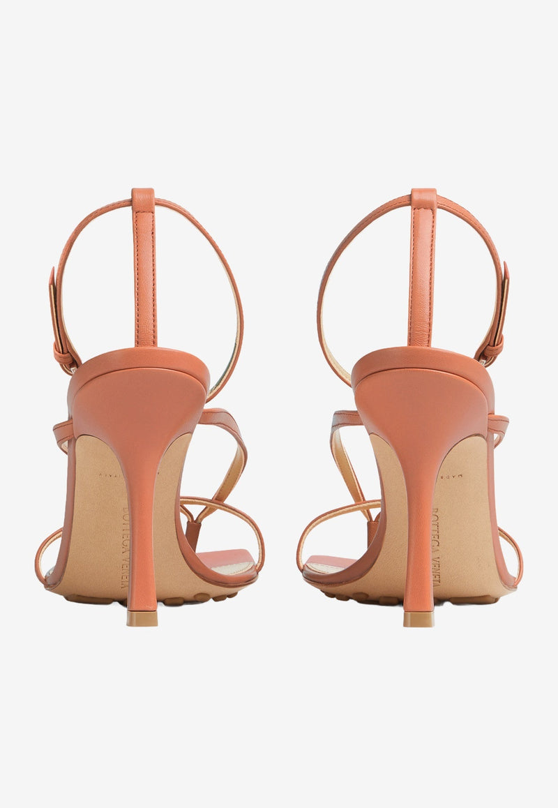 Stretch 90 Square-Toe Strappy Sandals