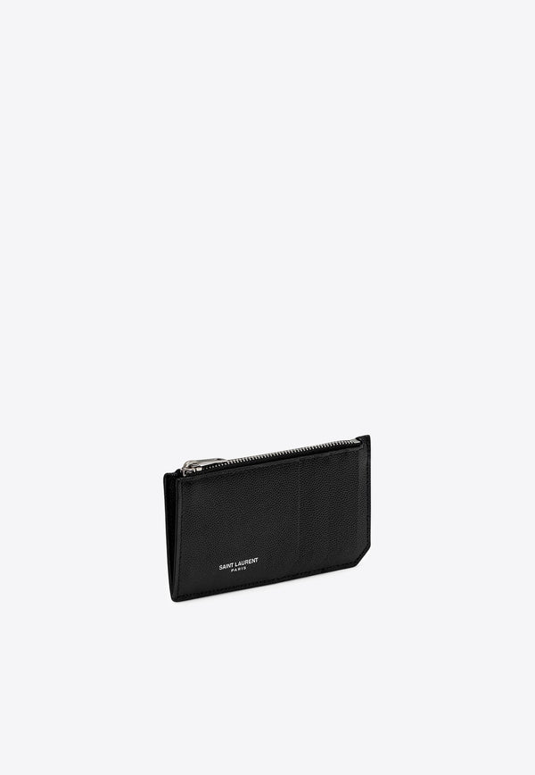 Fragments Zip Leather Cardholder