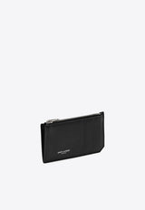 Fragments Zip Leather Cardholder